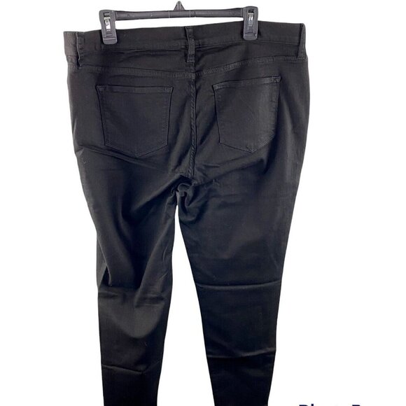 J.Crew $90 8" Rise Black Skinny Jean In Signature Stretch Size 35 F7995 - Picture 5 of 6